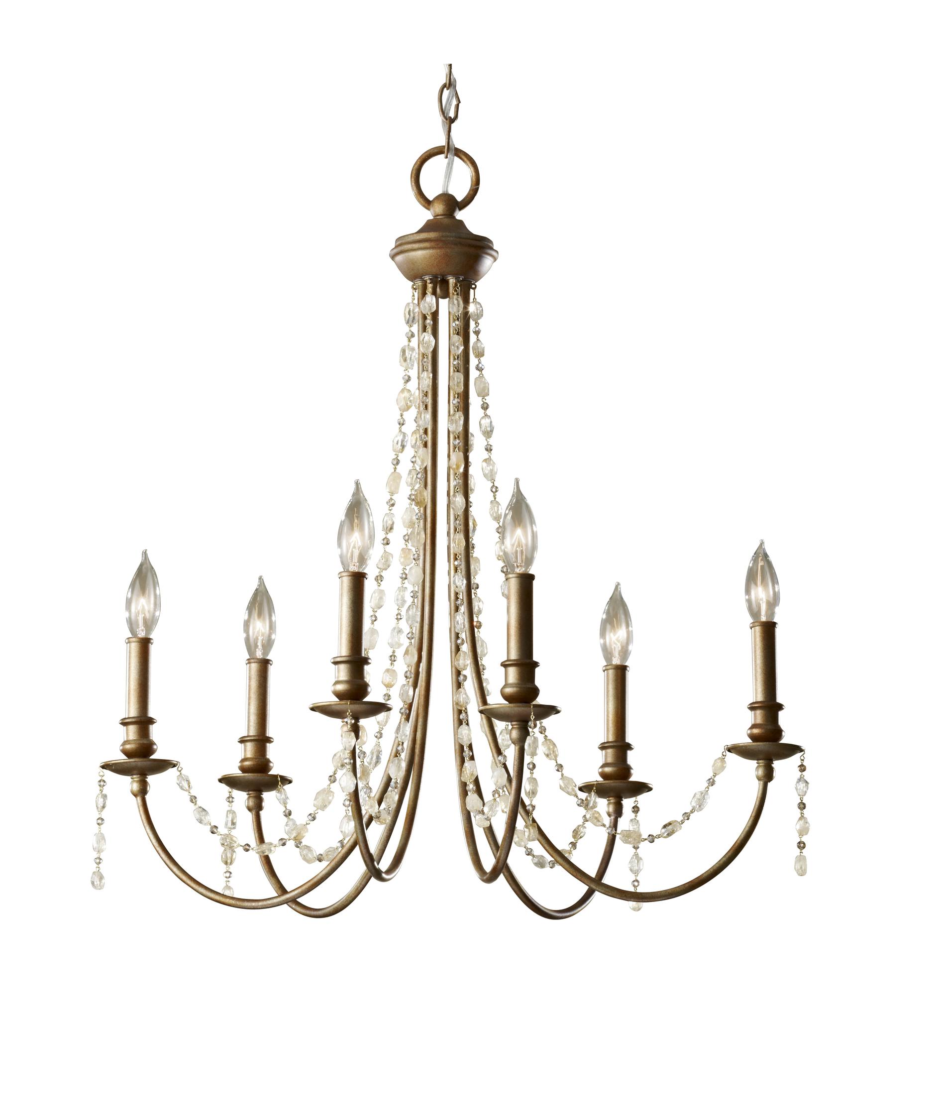 Murray Feiss F2712-6 Aura 27 Inch Chandelier | Capitol Lighting 1